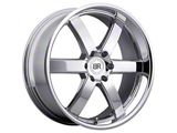 Black Rhino Pondora Chrome 6-Lug Wheel; 20x8.5; 18mm Offset (21-26 Bronco, Excluding Raptor)