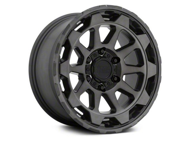1890 Rpm Rotor Black Rhino Bronco Rotor Matte Gunmetal 6-Lug Wheel; 18x9; 12mm Offset ...