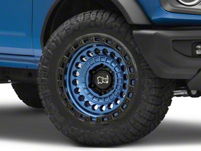 Black Rhino Sentinel Cobalt Blue with Black Ring 6-Lug Wheel; 20x9.5; 12mm Offset (21-25 Bronco, Excluding Raptor)