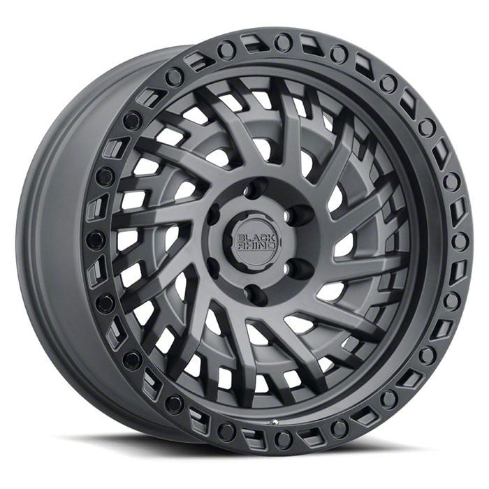 Black Rhino Bronco Shredder Matte Black with Machined Dark Black Rhino Bronco Shredder Matte Black with Machined Dark