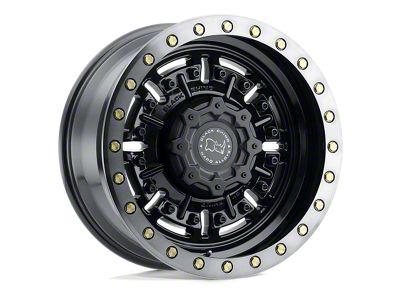 Black Rhino Abrams Gloss Gun Black with Machined Dark Tint 6-Lug Wheel; 20x9.5; 12mm Offset (22-25 Frontier)