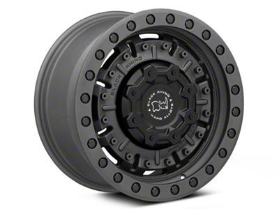 Black Rhino Abrams Textured Matte Gunmetal 6-Lug Wheel; 18x9.5; 12mm Offset (22-25 Frontier)