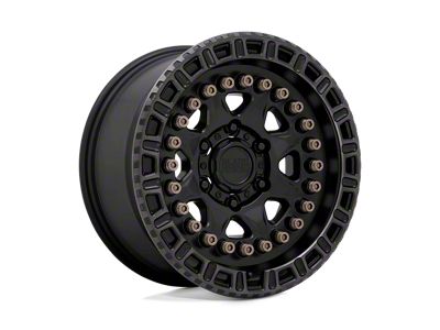 Black Rhino Carbine Matte Black with Machined Tinted Ring and Bronze Bolts 6-Lug Wheel; 17x8.5; 0mm Offset (22-25 Frontier)