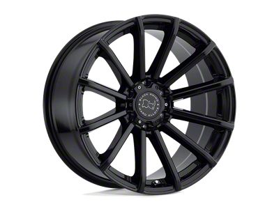 Black Rhino Rotorua Gloss Black 6-Lug Wheel; 20x9.5; 12mm Offset (22-25 Frontier)