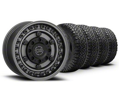17x9 Black Rhino Armory Wheel & 34in BF Goodrich All-Terrain T/A KO Tire Package (20-25 Jeep Gladiator JT)