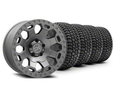 17x9 Black Rhino Warlord Wheel & 35in Mickey Thompson All-Terrain Baja Boss Tire Package (20-25 Jeep Gladiator JT)