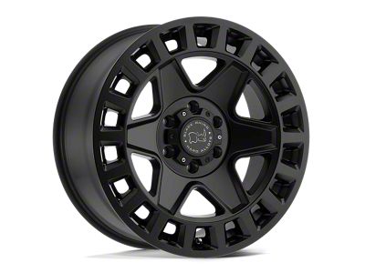 Black Rhino York Matte Black Wheel; 18x8; 35mm Offset (14-23 Jeep Cherokee KL)