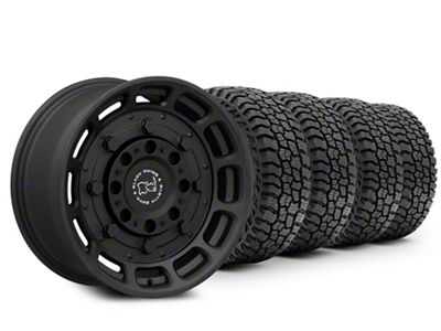17x8.5 Black Rhino Warthog & 35in Mickey Thompson All-Terrain Baja Boss Tire Package (20-25 Jeep Gladiator JT)