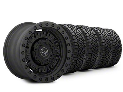 17x9.5 Black Rhino Abrams & 34in NITTO All-Terrain Ridge Grappler A/T Tire Package (20-25 Jeep Gladiator JT)
