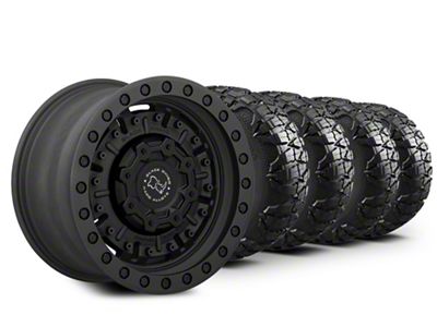17x9.5 Black Rhino Abrams & 37in NITTO Mud-Terrain Mud Grappler Tire Package (20-25 Jeep Gladiator JT)