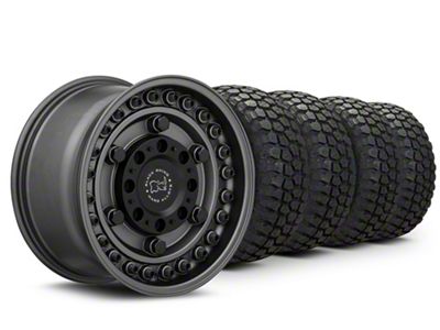 17x9 Black Rhino Armory & 37in Ironman Mud-Terrain All Country Tire Package (20-25 Jeep Gladiator JT)