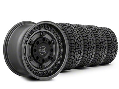 17x9 Black Rhino Armory & 35in Mickey Thompson All-Terrain Baja Boss Tire Package (20-25 Jeep Gladiator JT)