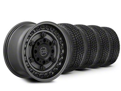 17x9 Black Rhino Armory & 37in Milestar All-Terrain Patagonia AT/R Tire Package (20-25 Jeep Gladiator JT)