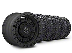 17x9.5 Black Rhino Abrams & 37in Mickey Thompson Mud-Terrain Baja Legend MTZ Tire Package (20-25 Jeep Gladiator JT)