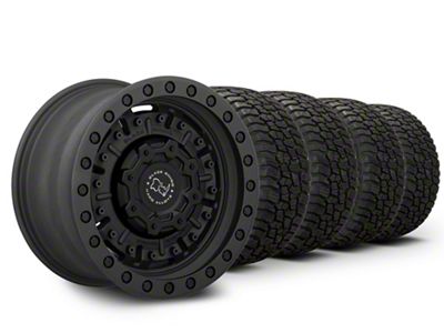 17x9.5 Black Rhino Abrams & 37in Mickey Thompson All-Terrain Baja Boss A/T Tire Package (20-25 Jeep Gladiator JT)