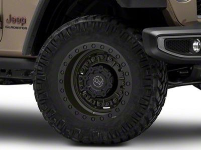 Black Rhino Abrams Olive Drab Green Wheel; 18x9.5; -18mm Offset (20-25 Jeep Gladiator JT)