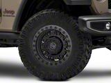 Black Rhino Abrams Textured Matte Gunmetal Wheel; 17x9.5; -18mm Offset (20-25 Jeep Gladiator JT)