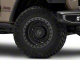 Black Rhino Abrams Textured Matte Gunmetal Wheel; 18x9.5; -18mm Offset (20-25 Jeep Gladiator JT)