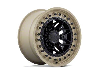Black Rhino Alpha Matte Black with Sand Lip Wheel; 17x9; 0mm Offset (20-25 Jeep Gladiator JT)