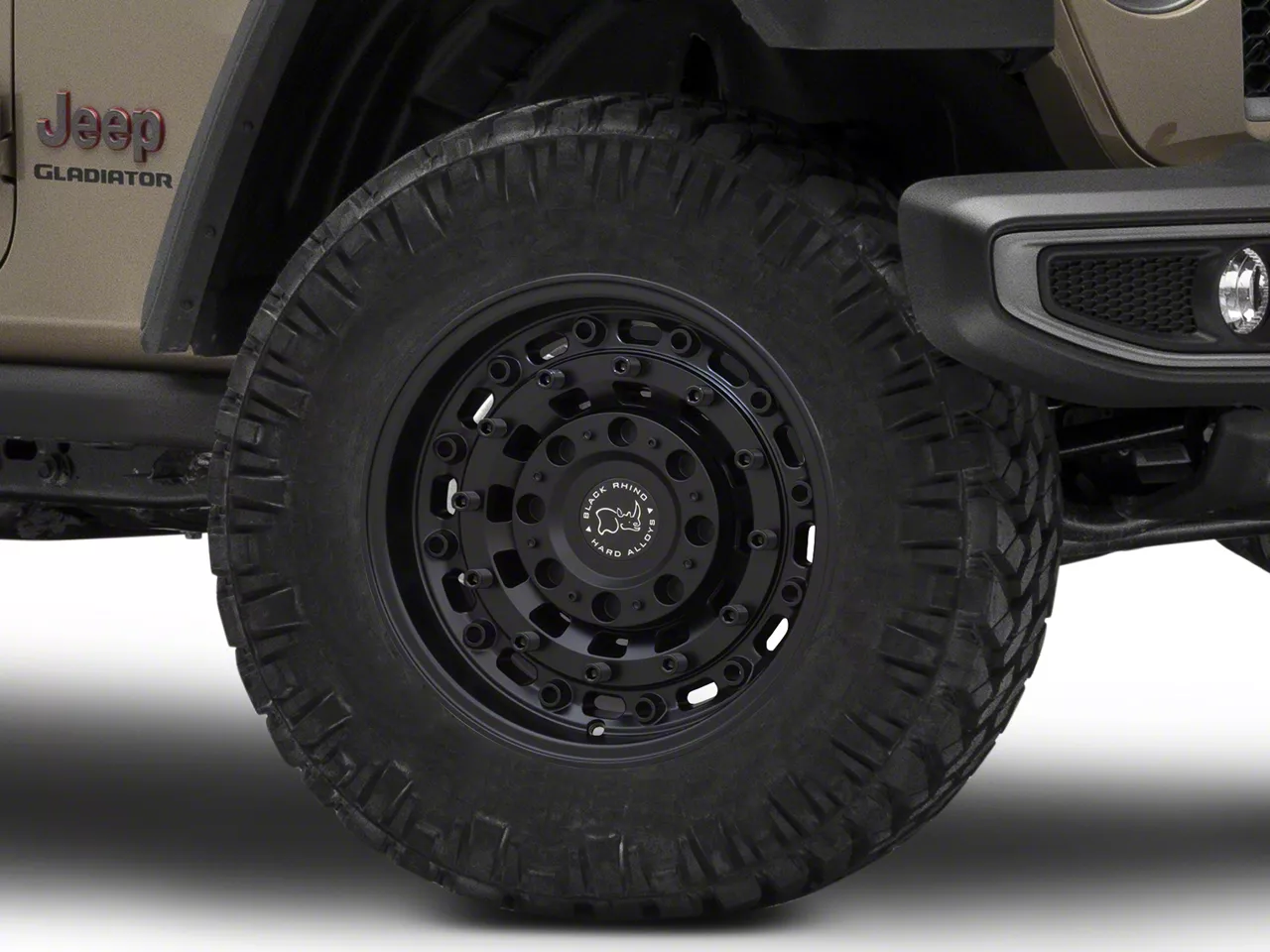 Black Rhino Jeep Gladiator Arsenal Sand On Black Wheel; 17x8
