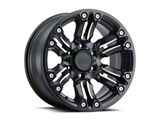 Black Rhino Asagai Matte Black with Stainless Bolts Wheel; 17x8.5; -18mm Offset (20-22 Jeep Gladiator JT)