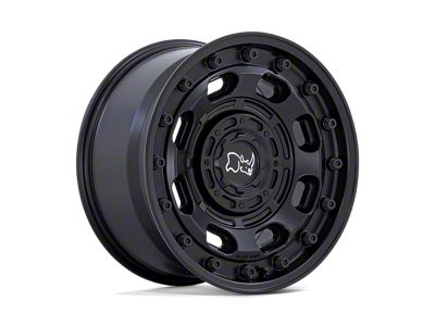 Black Rhino Atlas Matte Black Wheel; 17x8; 38mm Offset (20-25 Jeep Gladiator JT)