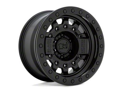 Black Rhino Avenger Beadlock Matte Black with Black Hardware Wheel; 17x8.5; -32mm Offset (20-25 Jeep Gladiator JT)