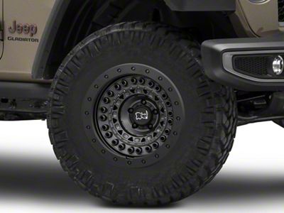 Black Rhino Barricade Gunblack with Black Rock Guard Wheel; 17x8.5; -34mm Offset (20-25 Jeep Gladiator JT)