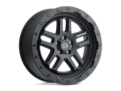 Black Rhino Barstow Textured Matte Black Wheel; 20x9.5; -18mm Offset (20-25 Jeep Gladiator JT)