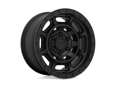 Black Rhino Convoy Matte Black Wheel; 17x8.5; -18mm Offset (20-25 Jeep Gladiator JT)