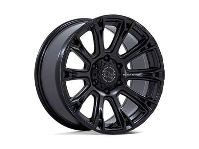 Black Rhino Diamondback Matte Black Wheel; 17x9; 12mm Offset (20-25 Jeep Gladiator JT)