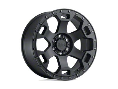 Black Rhino Gauntlet Semi Gloss Black with Gunmetal Bolts Wheel; 17x8.5; -18mm Offset (20-25 Jeep Gladiator JT)