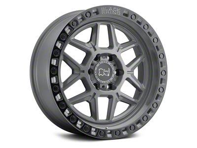 Black Rhino Kelso Battleship Gray with Black Ring Wheel; 18x9; -18mm Offset (20-25 Jeep Gladiator JT)