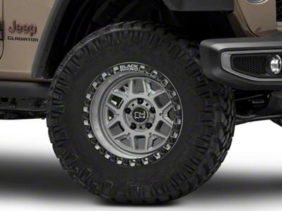 Black Rhino Kelso Battleship Gray Wheel; 17x9; -18mm Offset (20-25 Jeep Gladiator JT)