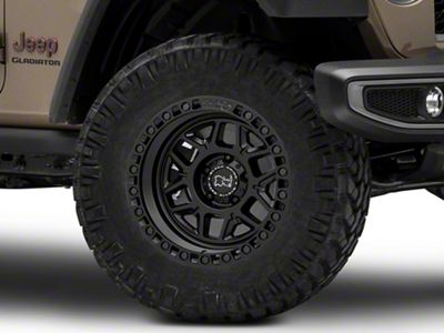 Black Rhino Kelso Matte Black Wheel; 18x9; 0mm Offset (20-25 Jeep Gladiator JT)