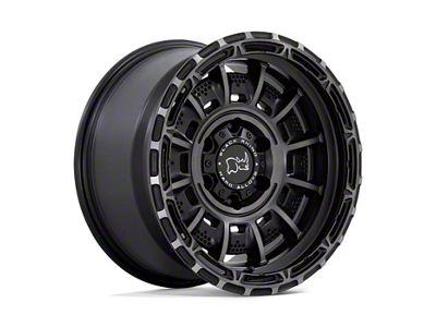 Black Rhino Legion Matte Black with Gray Tint Wheel; 17x9; 0mm Offset (20-25 Jeep Gladiator JT)