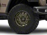 Black Rhino Legion Olive Drab Green with Black Lip Wheel; 17x9; 0mm Offset (20-26 Jeep Gladiator JT)