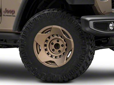 Black Rhino Muzzle Matte Bronze Wheel; 17x9; -18mm Offset (20-25 Jeep Gladiator JT)