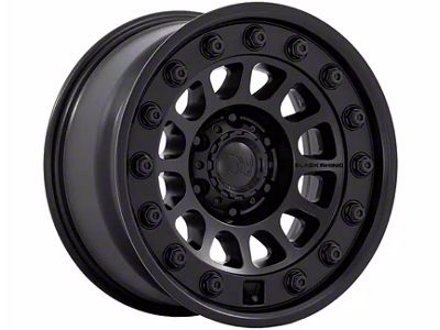 Black Rhino Outback Matte Black Wheel; 18x8.5; 0mm Offset (20-25 Jeep Gladiator JT)