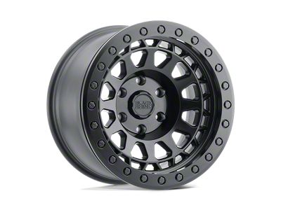 Black Rhino Primm Beadlock Matte Black with Brass Bolts Wheel; 17x8.5; -38mm Offset (20-25 Jeep Gladiator JT)