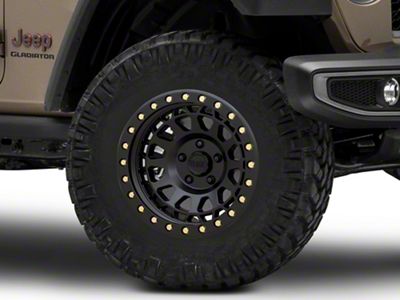 Black Rhino Primm Matte Black Wheel; 17x9; 0mm Offset (20-25 Jeep Gladiator JT)
