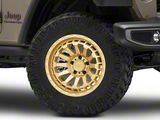 Black Rhino Raid Gold Wheel; 18x9.5; -18mm Offset (20-25 Jeep Gladiator JT)