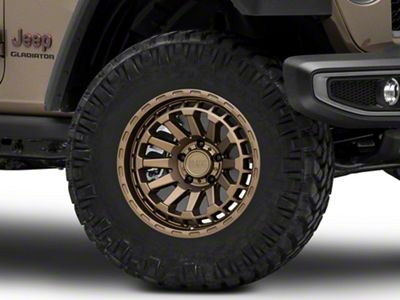 Black Rhino Raid Matte Bronze Wheel; 17x8.5; -18mm Offset (20-25 Jeep Gladiator JT)
