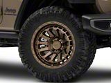 Black Rhino Raid Matte Bronze Wheel; 20x9.5; 2mm Offset (20-26 Jeep Gladiator JT)