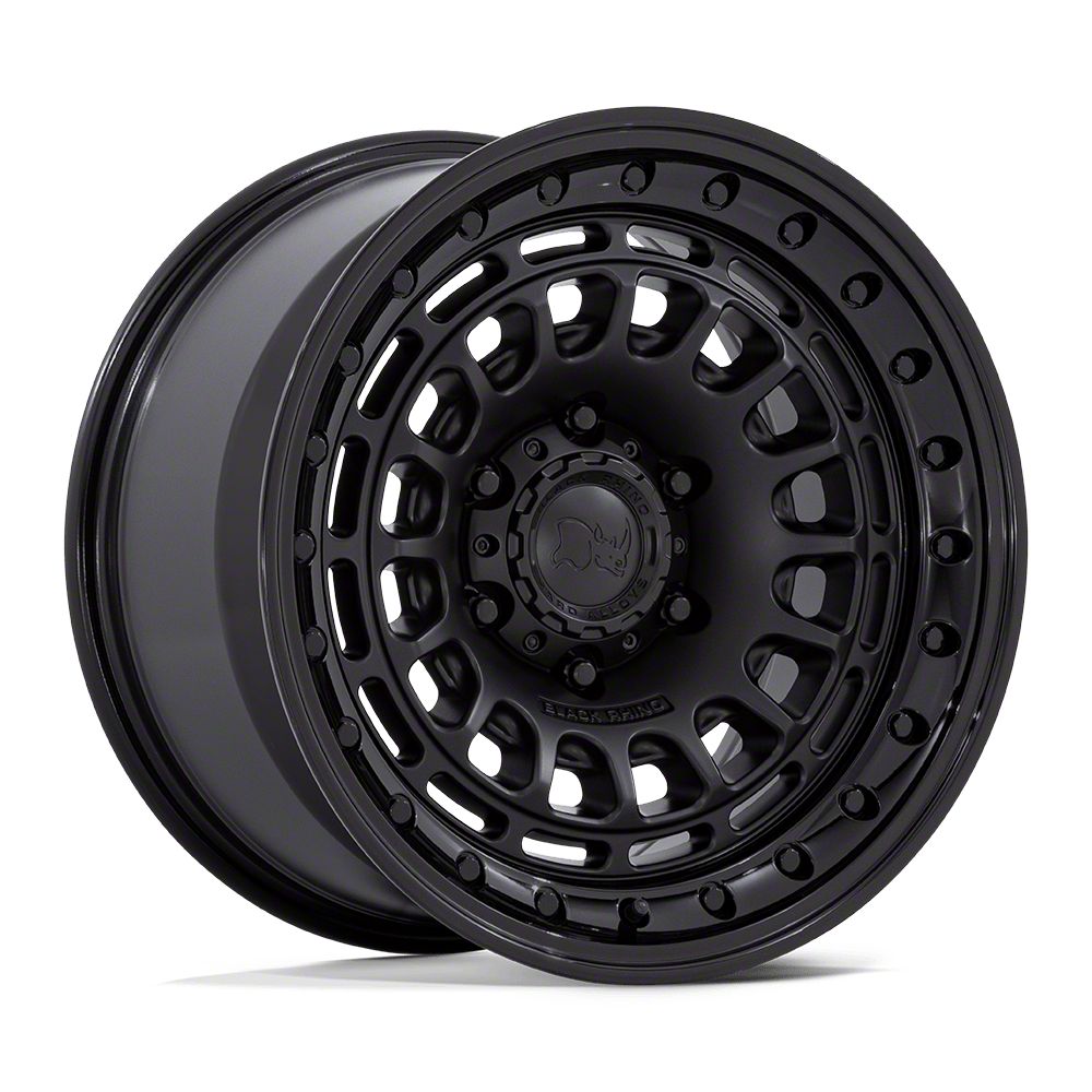 Black Rhino Jeep Gladiator Fuji Matte Black Wheel; 17x8; 38mm