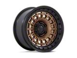 Black Rhino Sahara Matte Bronze with Gloss Black Lip Wheel; 17x9; -12mm Offset (20-26 Jeep Gladiator JT)