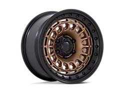 Black Rhino Sahara Matte Bronze with Gloss Black Lip Wheel; 17x9; -12mm Offset (20-25 Jeep Gladiator JT)