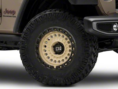 Black Rhino Sentinel Desert Sand Wheel; 17x8.5; -18mm Offset (20-25 Jeep Gladiator JT)