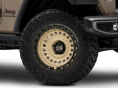 Black Rhino Sentinel Desert Sand Wheel; 20x9.5; -18mm Offset (20-25 Jeep Gladiator JT)