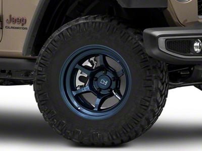 Black Rhino Shogun Gloss Midnight Blue Wheel; 17x9; -38mm Offset (20-25 Jeep Gladiator JT)
